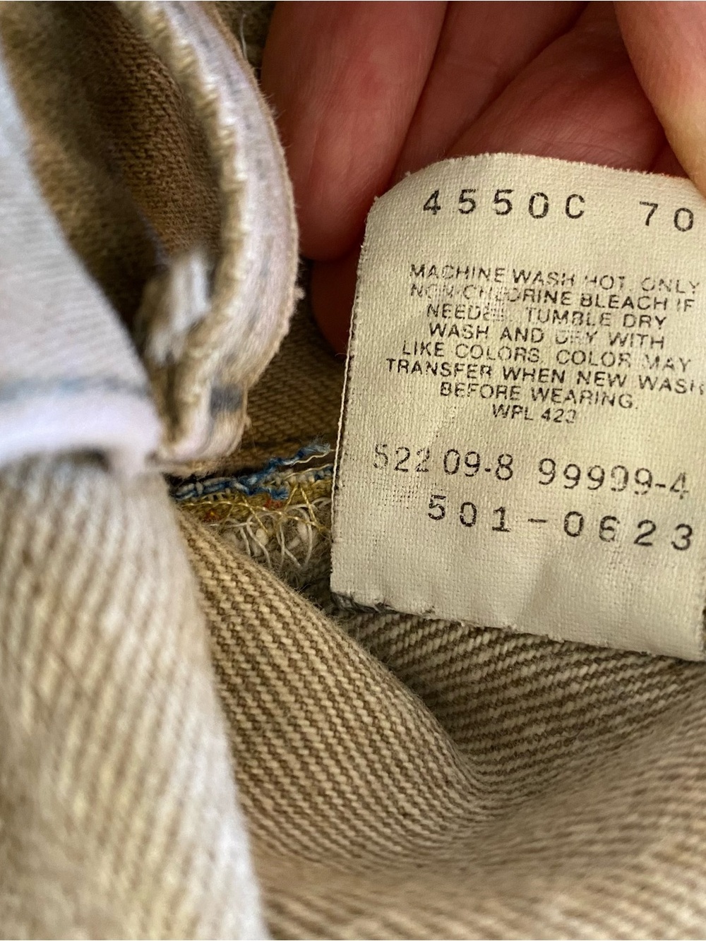 Vintage Levi’s 501 Custom Jeans OOAK Waist 29 Womens size 8 Medium Levis Denim - Picture 13 of 16